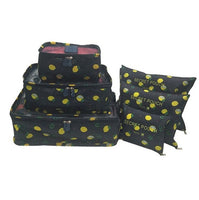 US 6Pcs Travel collection bag set